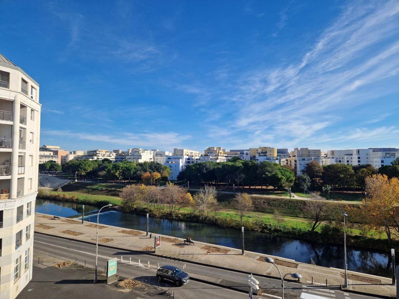 Appartement Avec Vue Sur Le Lez Montpellier Bagian luar foto